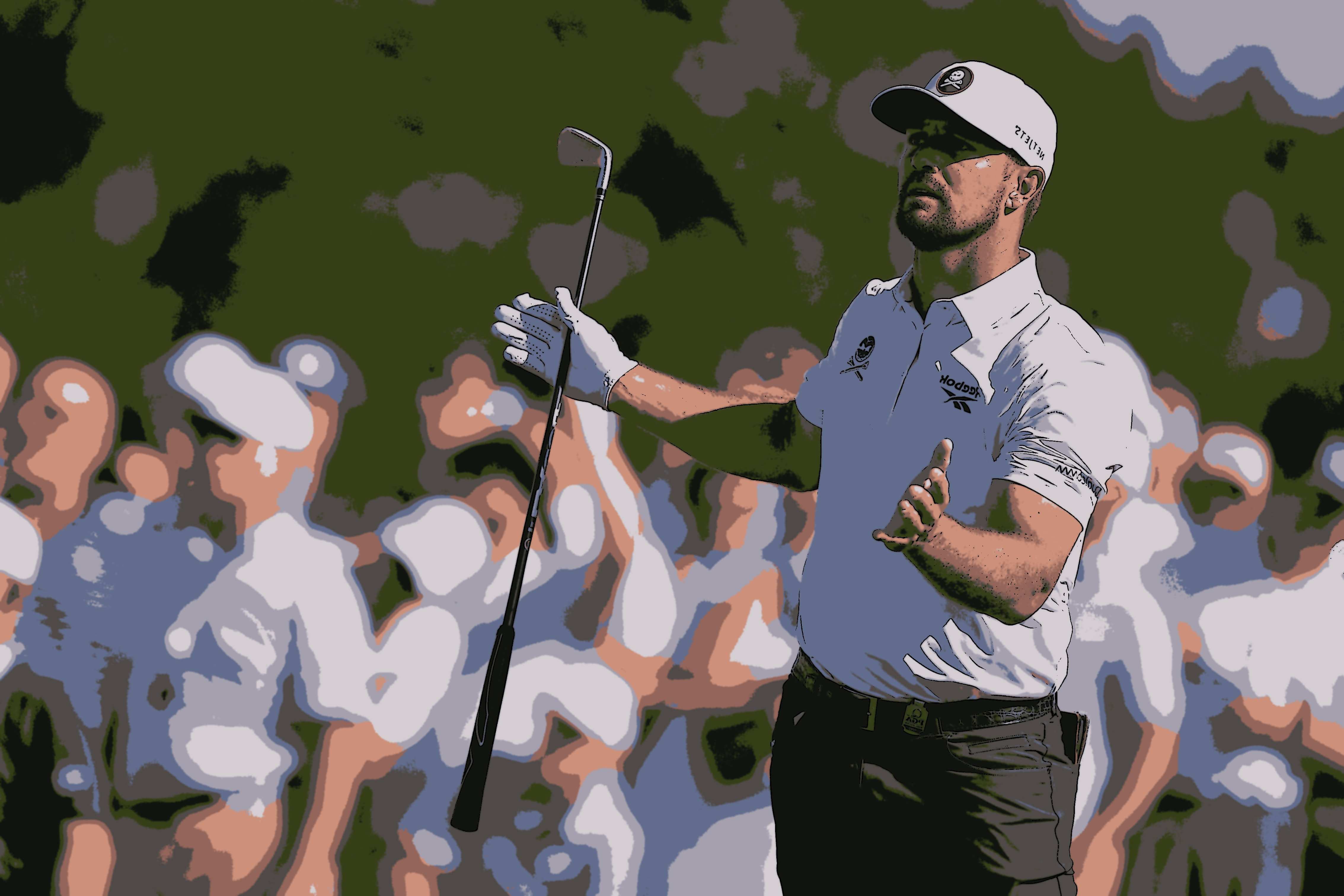 DeChambeau collapses on Green Mile, falling from...
