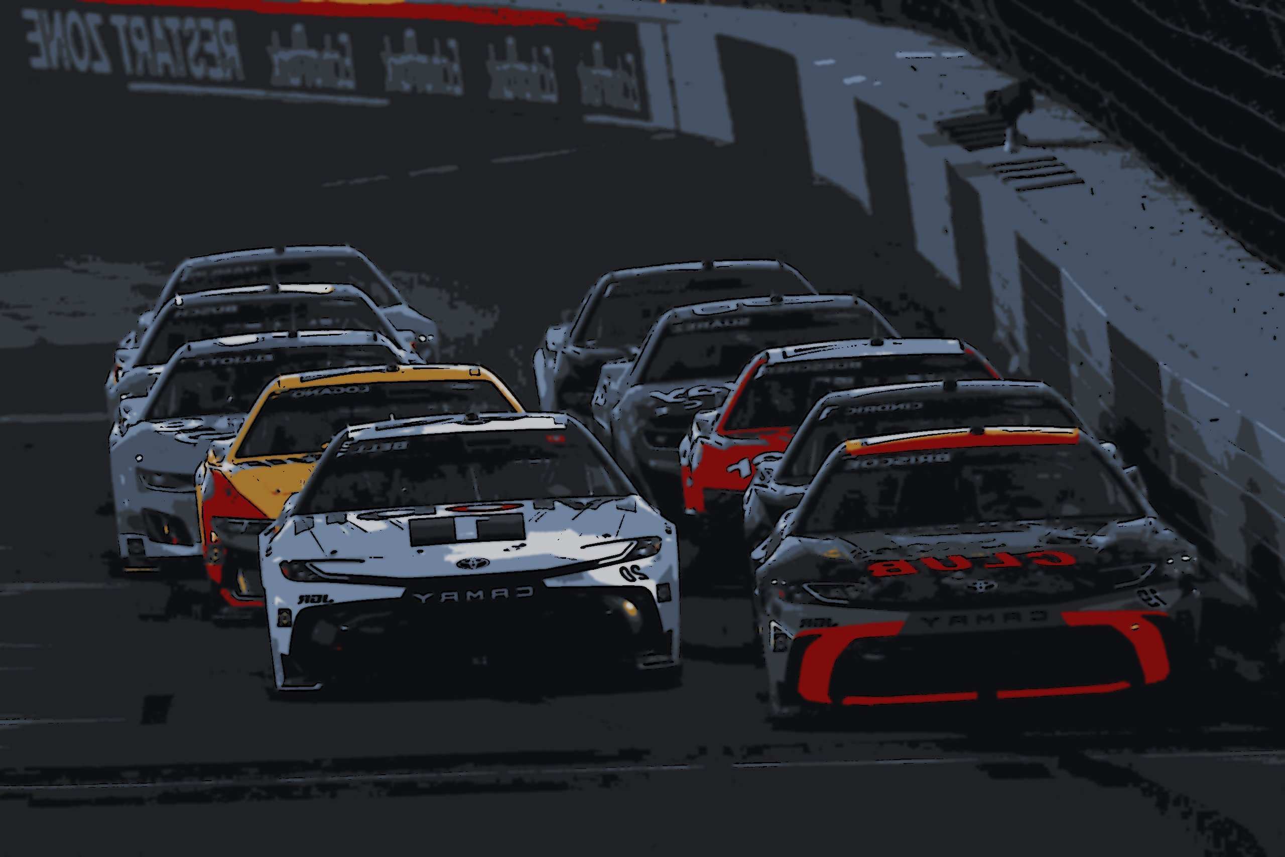 NASCAR All Star Race Sunday starting lineups...
