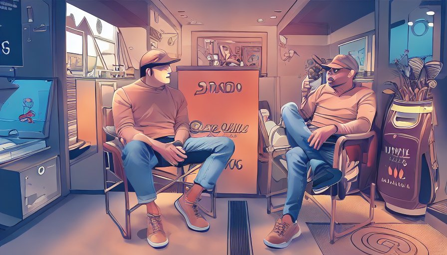 Inside the Srixon tour truck - and...