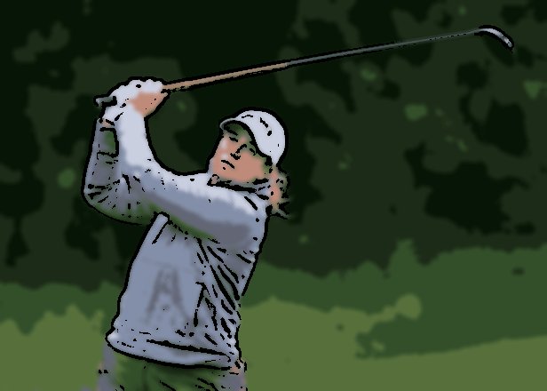 U..S. Womens Open contender Lauren Coughlin pumps...